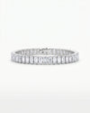 Elegant Silver Crystal Tennis Bracelet – Dazzling Shine