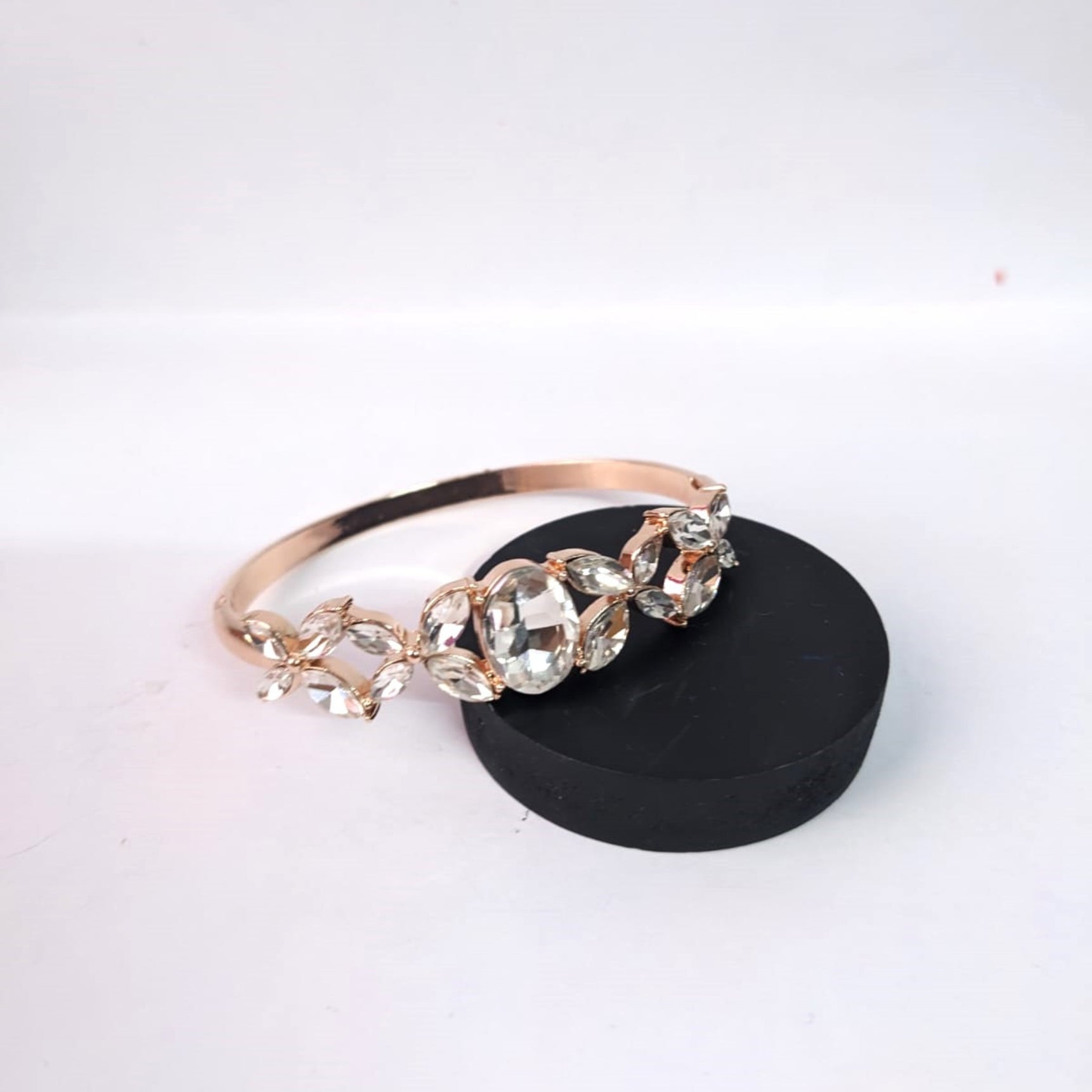 Big Diamond Flower Bracelet