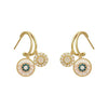 Double Trouble Hoops Drop Earrings