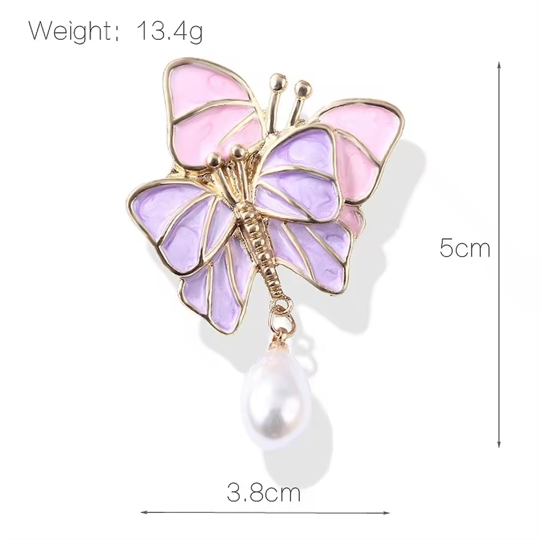 Twin Butterfly Stud Earrings