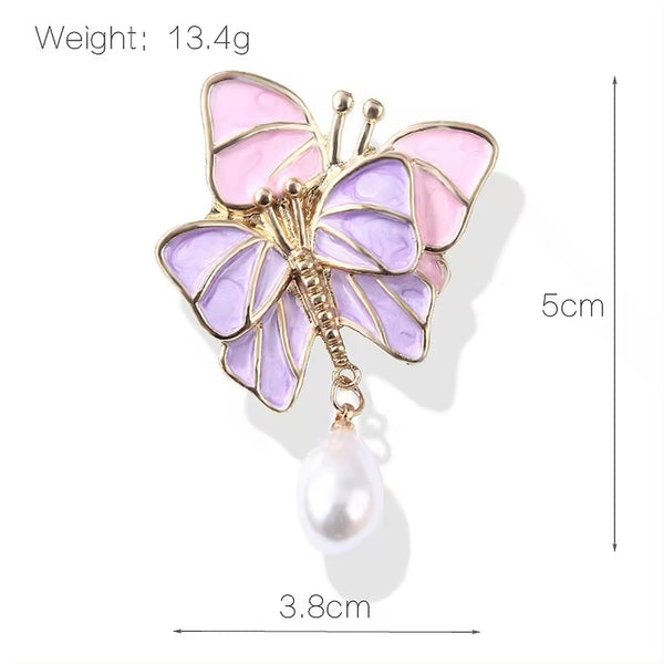 Twin Butterfly Stud Earrings