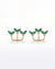 Enchanting Green Mermaid Tails Stud Earrings