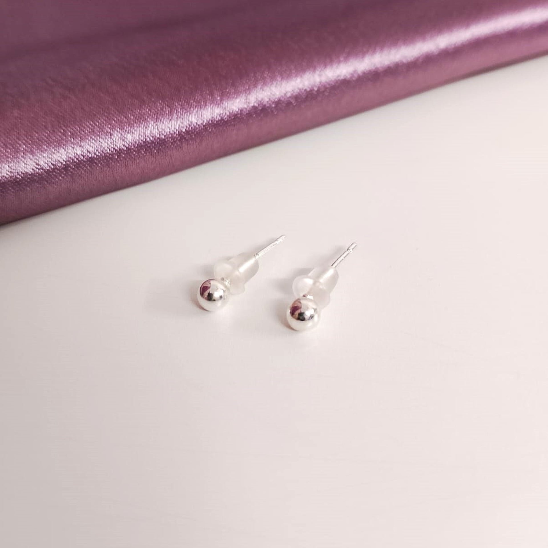 Scarlet Heart & Bow Stud Earrings Combo – Cute Pearl, Red Heart & Ball Studs for Women & Girls