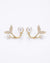 Crystal Mermaid Tail Stud Earrings