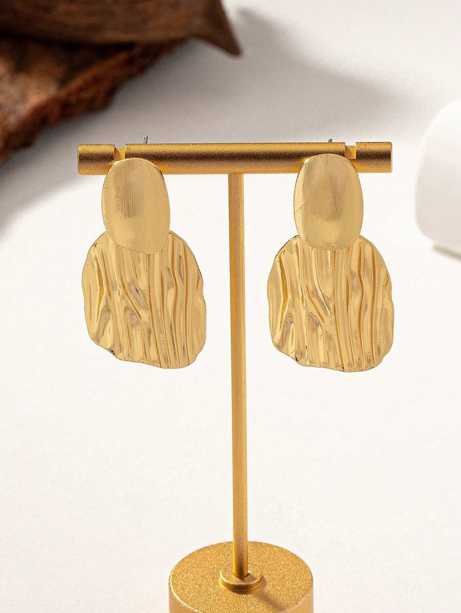 Golden Plated Charm Earrings