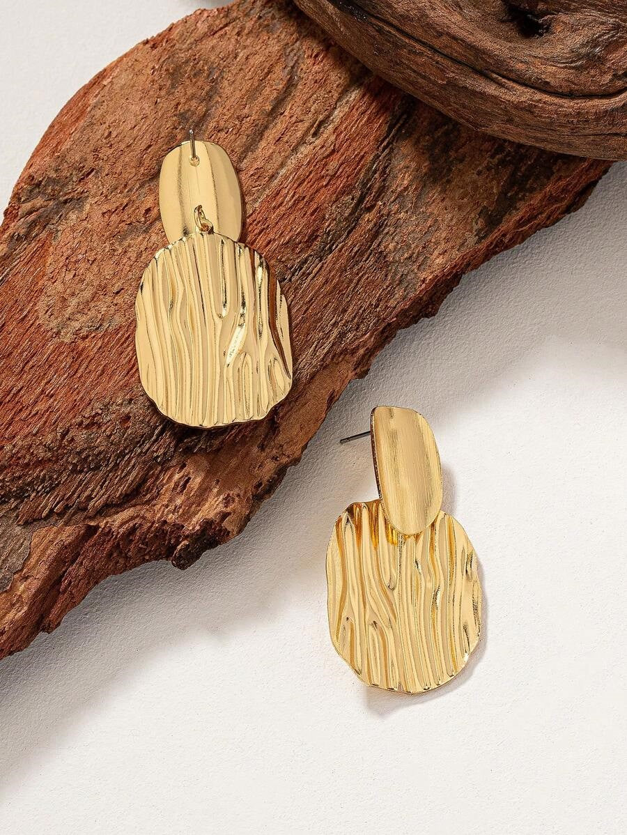 Golden Plated Charm Earrings