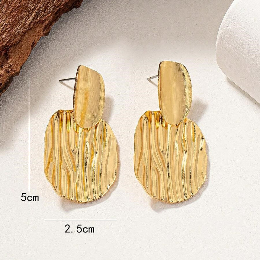 Golden Plated Charm Earrings