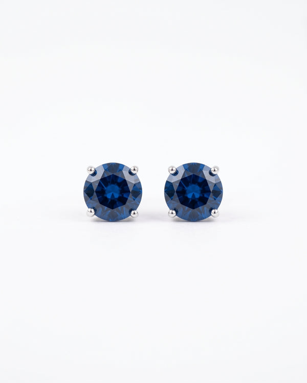 Azure Halo Circle Studs
