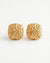 Gold Plated Square Studs Earrings