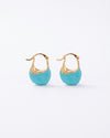 Ocean Elegance Designer Hoops Earrings