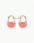 Blush Blossom Design Hoops