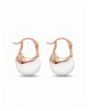 Ivory Elegance Design Hoops