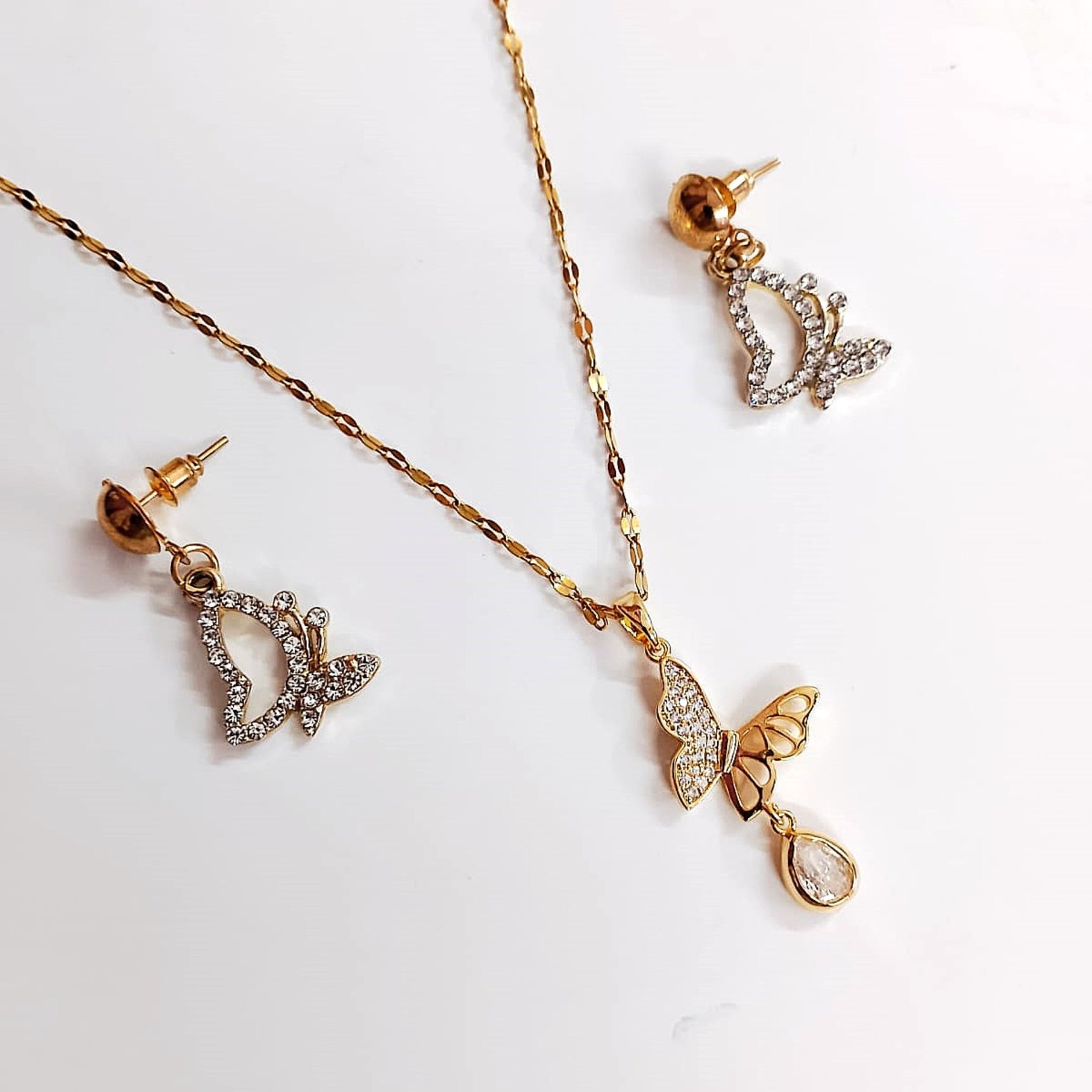 Enchanted Golden Butterfly Set