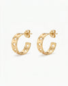Star Cutout Gold Hoop Earrings – Shine Subtly, Glow Daily