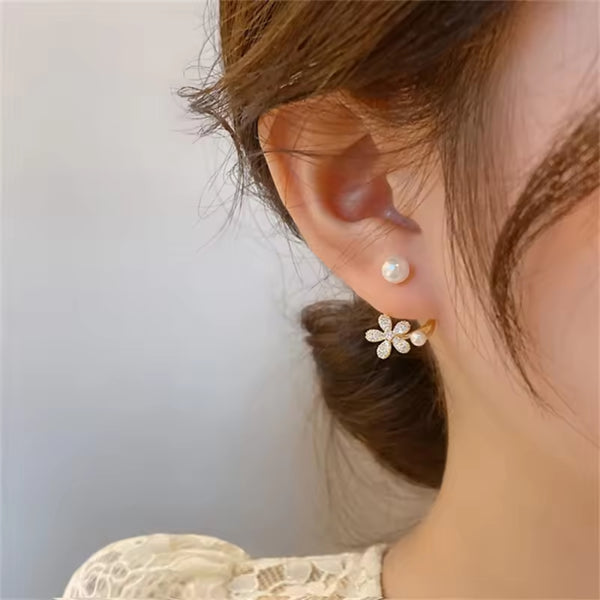 Twin Pearl Earrings