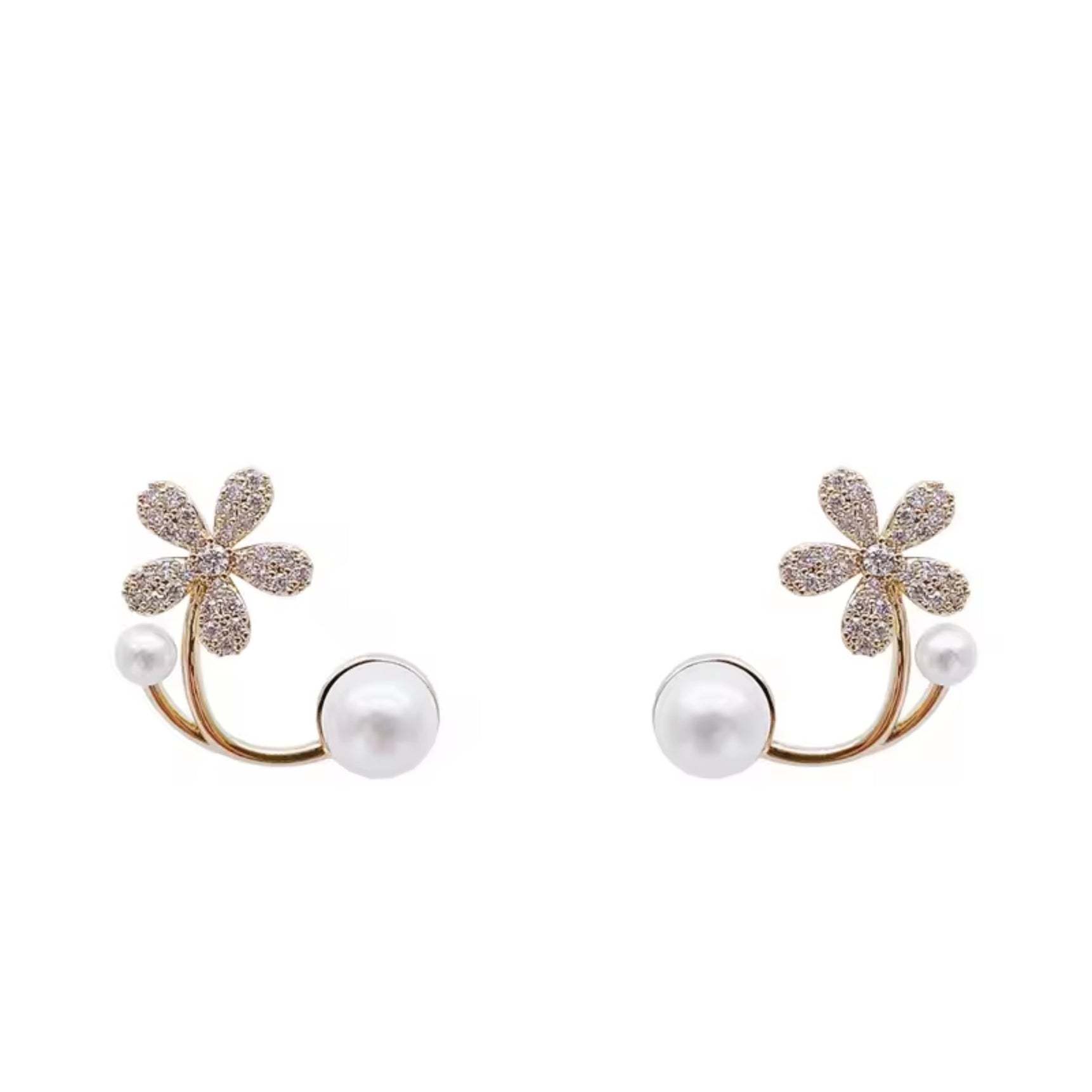 Twin Pearl Earrings
