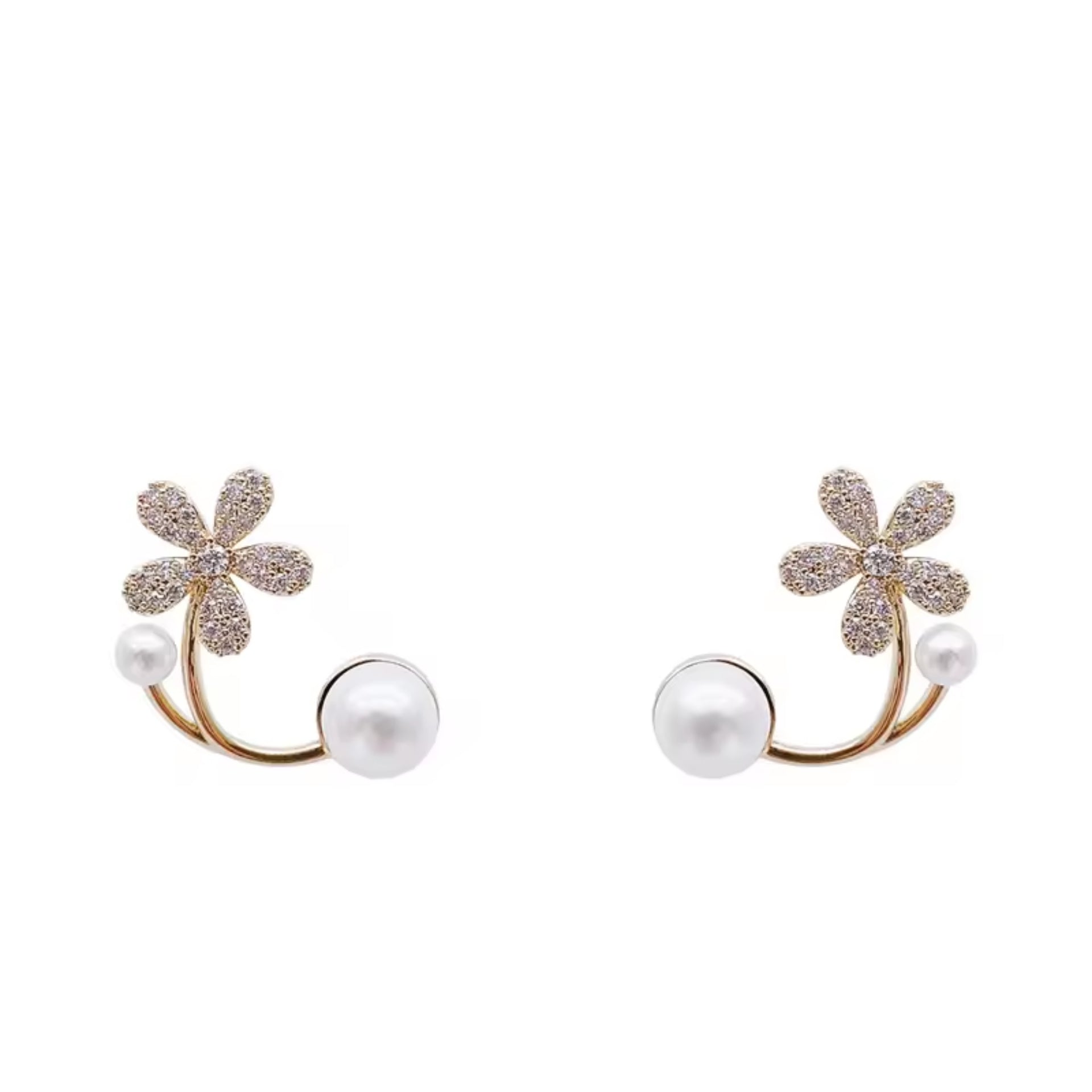 Twin Pearl Earrings