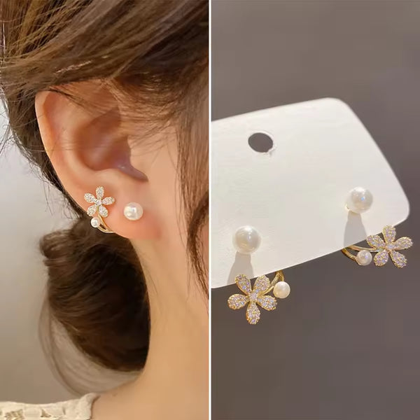 Twin Pearl Earrings