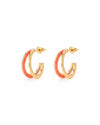 Double Hoop Gold Stud Earrings – Sleek Daily Wear for Women