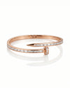 Golden Diamond Nail Design Bracelet