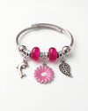 Blossom Pink Flower Bracelet