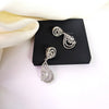 Elegant White AD Earrings
