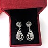 Elegant White AD Earrings