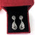 Elegant White AD Earrings