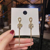 Floral Chain Drop Earrings