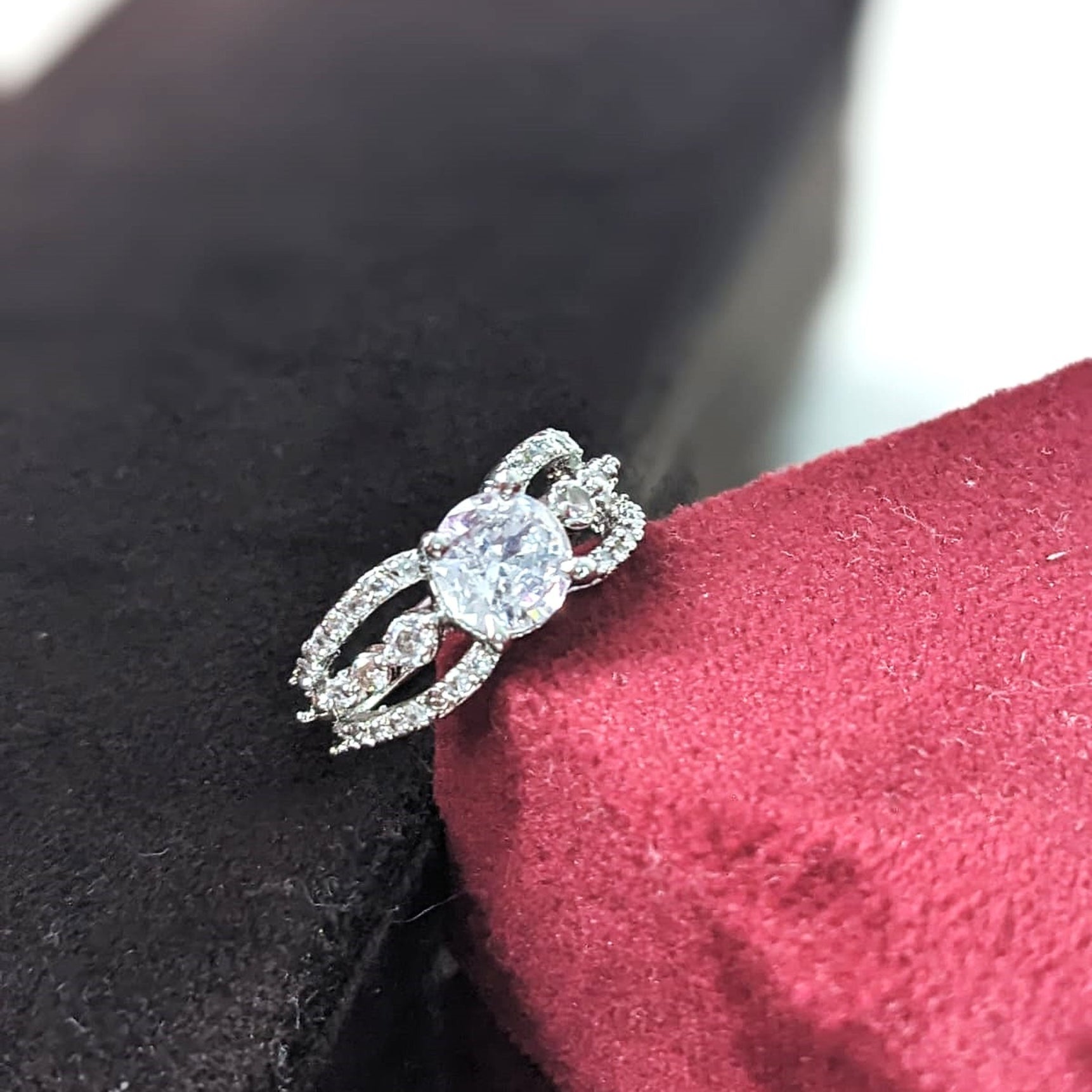 Lumina White AD Diamond Ring