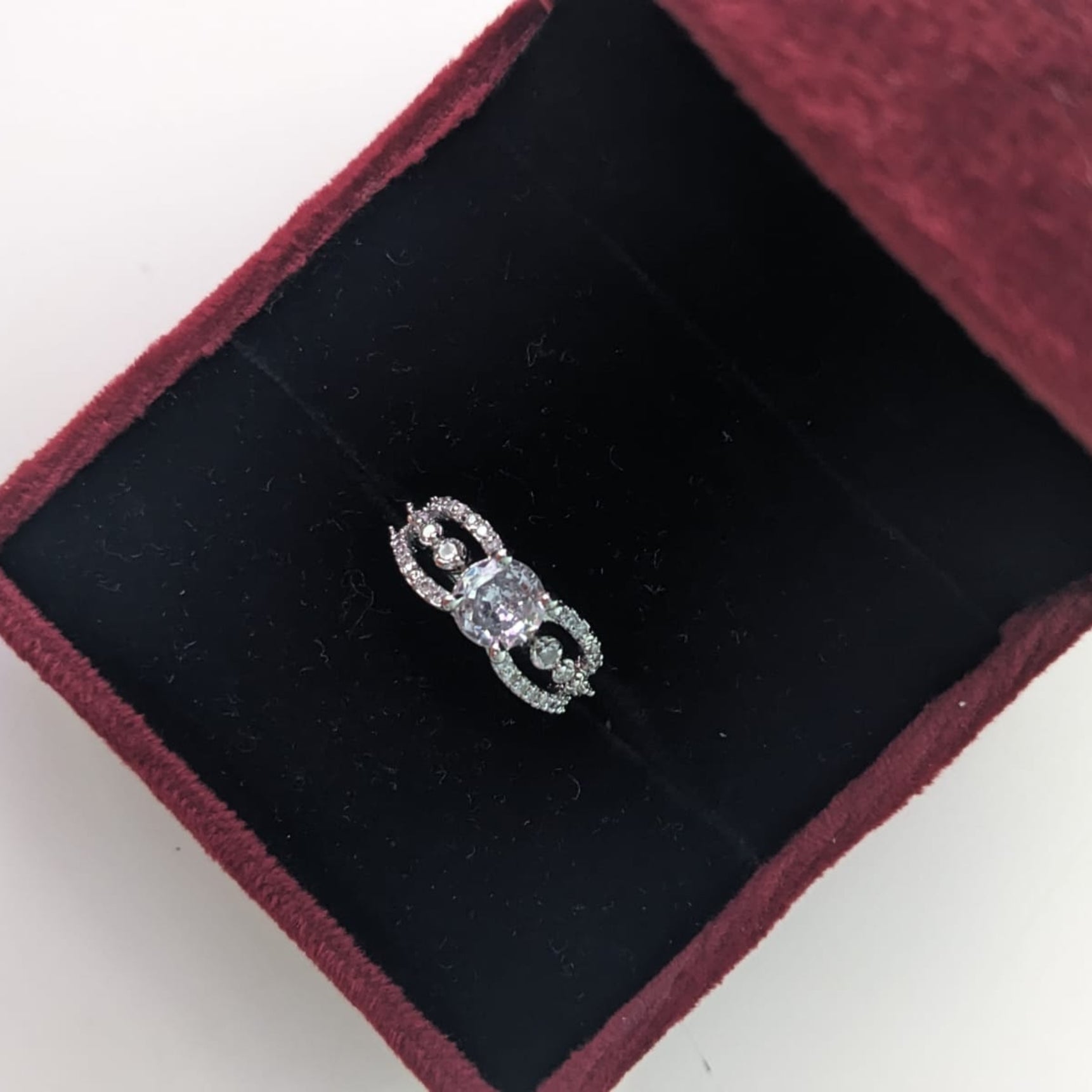 Lumina White AD Diamond Ring