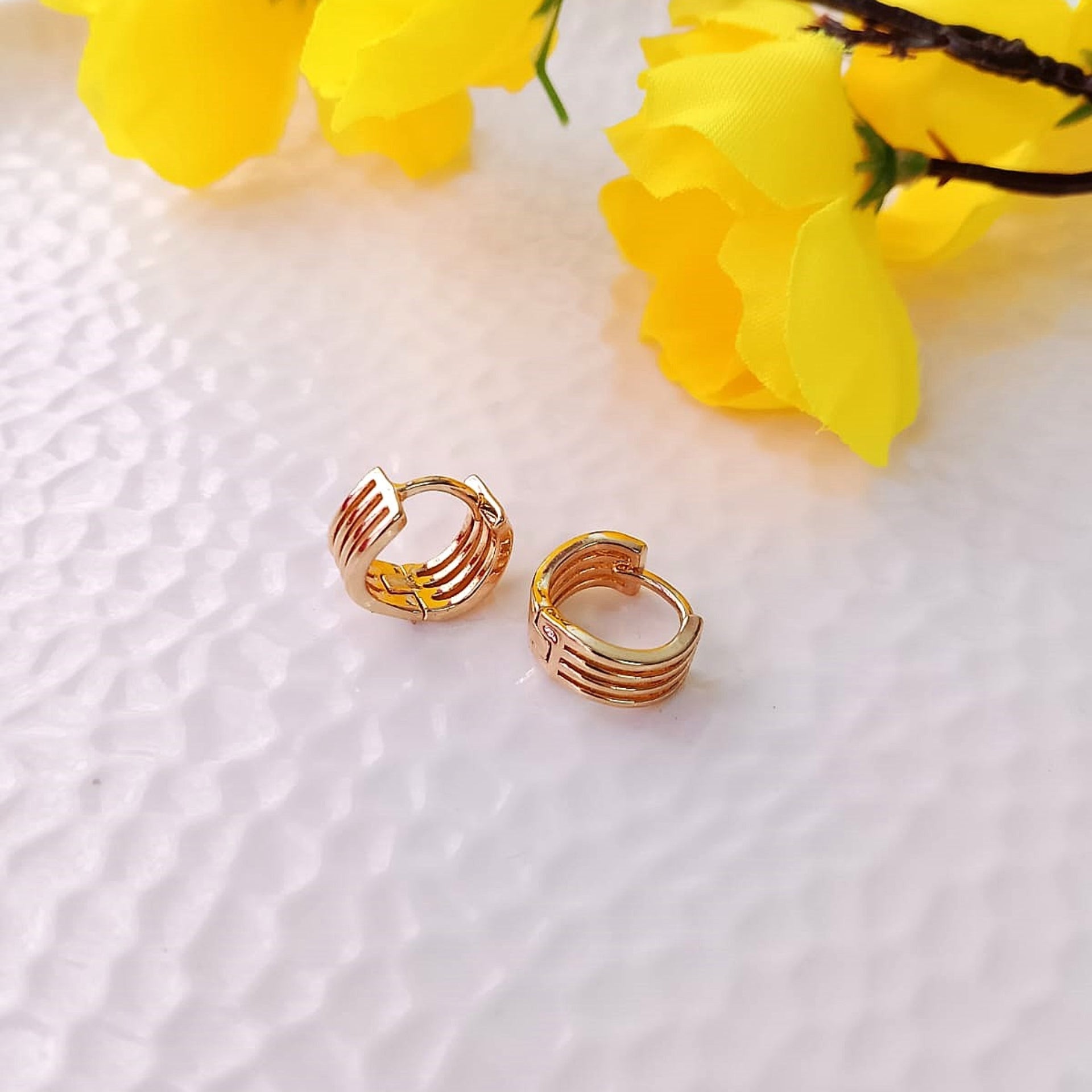 Golden Charm Bobby Hoops Combo