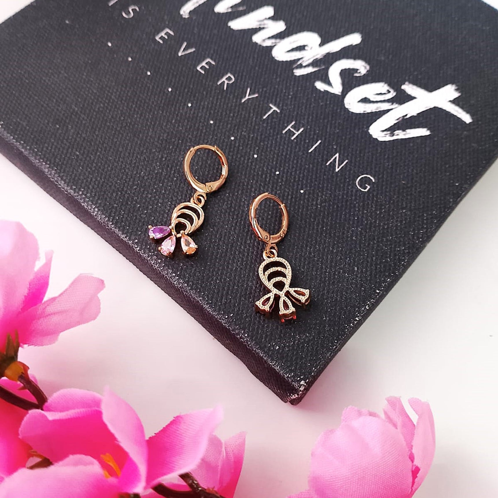 Triple Radiance Zirconia Hoops