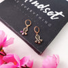 Triple Radiance Zirconia Hoops