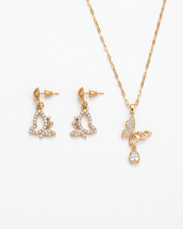 Enchanted Golden Butterfly Set