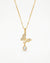 Butterfly Diamond Drop Chain Necklace