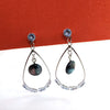 Monalisa Sparkling Oval Earrings