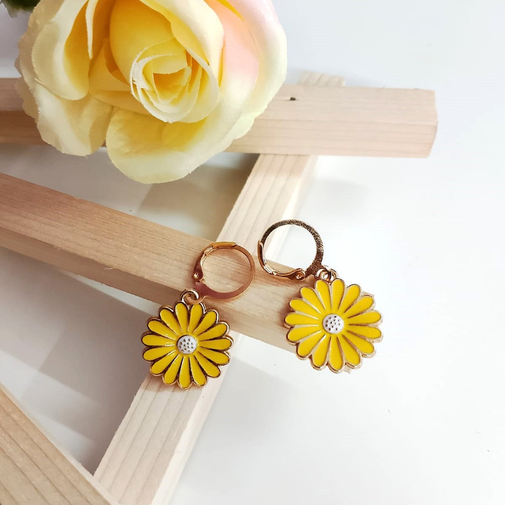 Sunlit Elegance Hoops