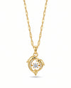 Playful Twin Dolphin Necklace
