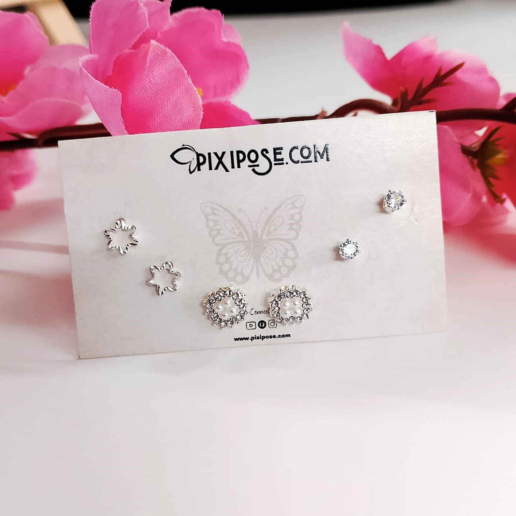 Shimmering Star Studs Combo Set