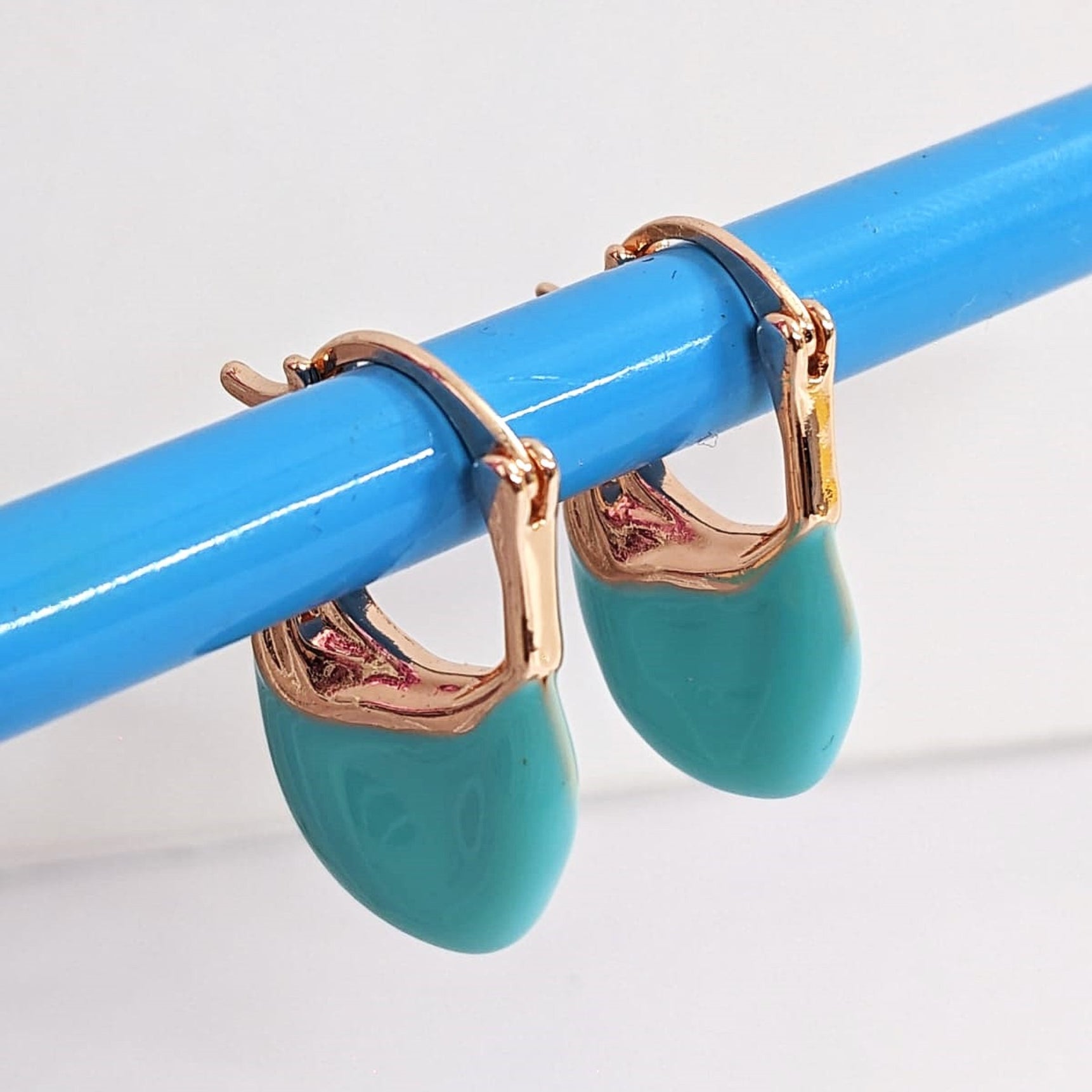Ocean Elegance Designer Hoops Earrings