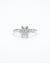 Silver Crystal Snowflake Spin Ring