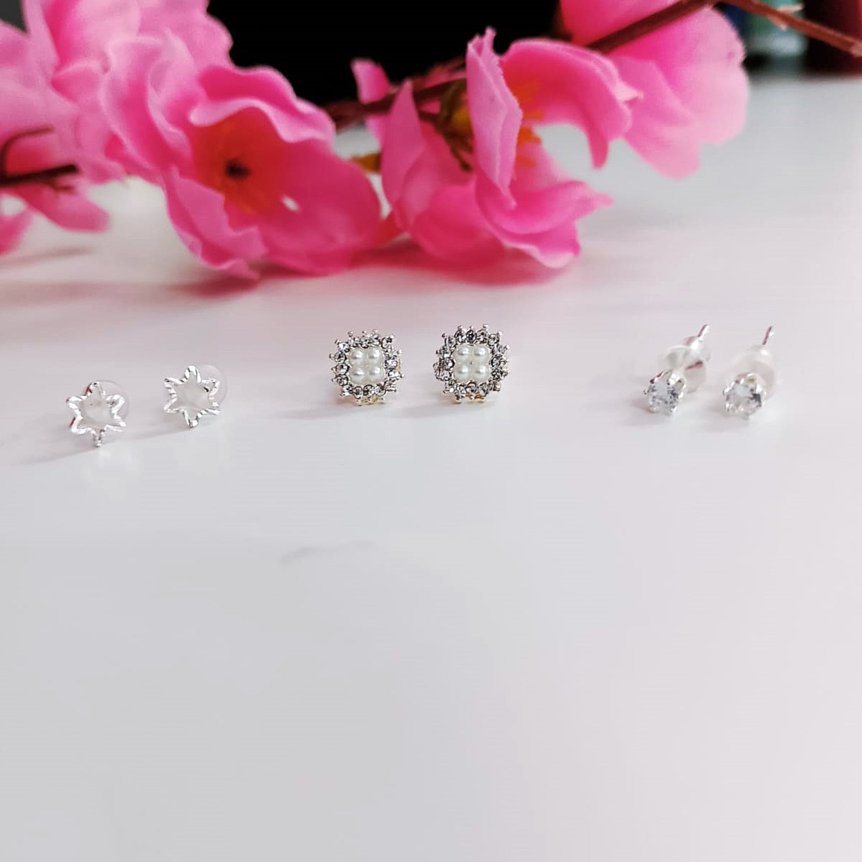 Shimmering Star Studs Combo Set
