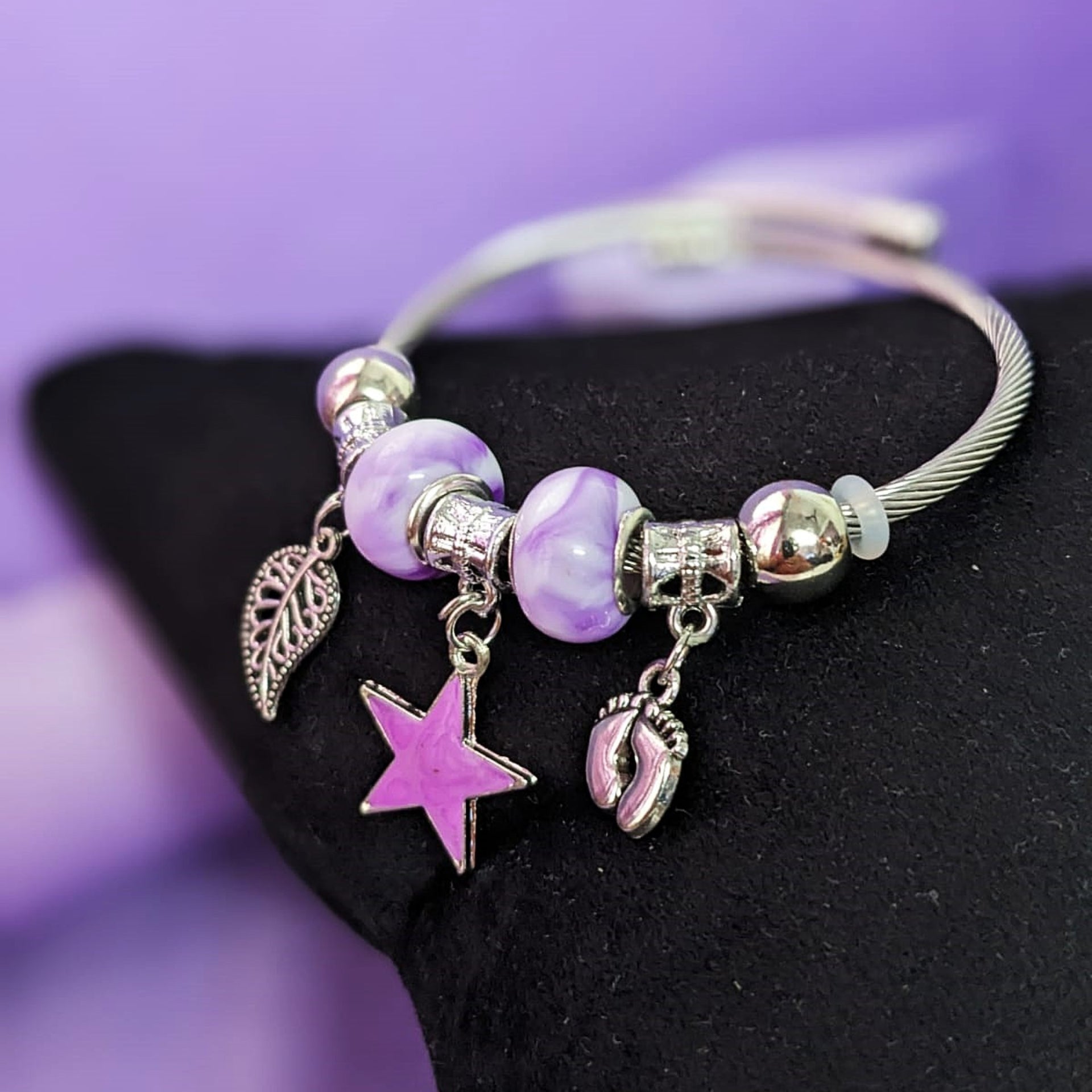 Purple Star Enchantment Bracelet