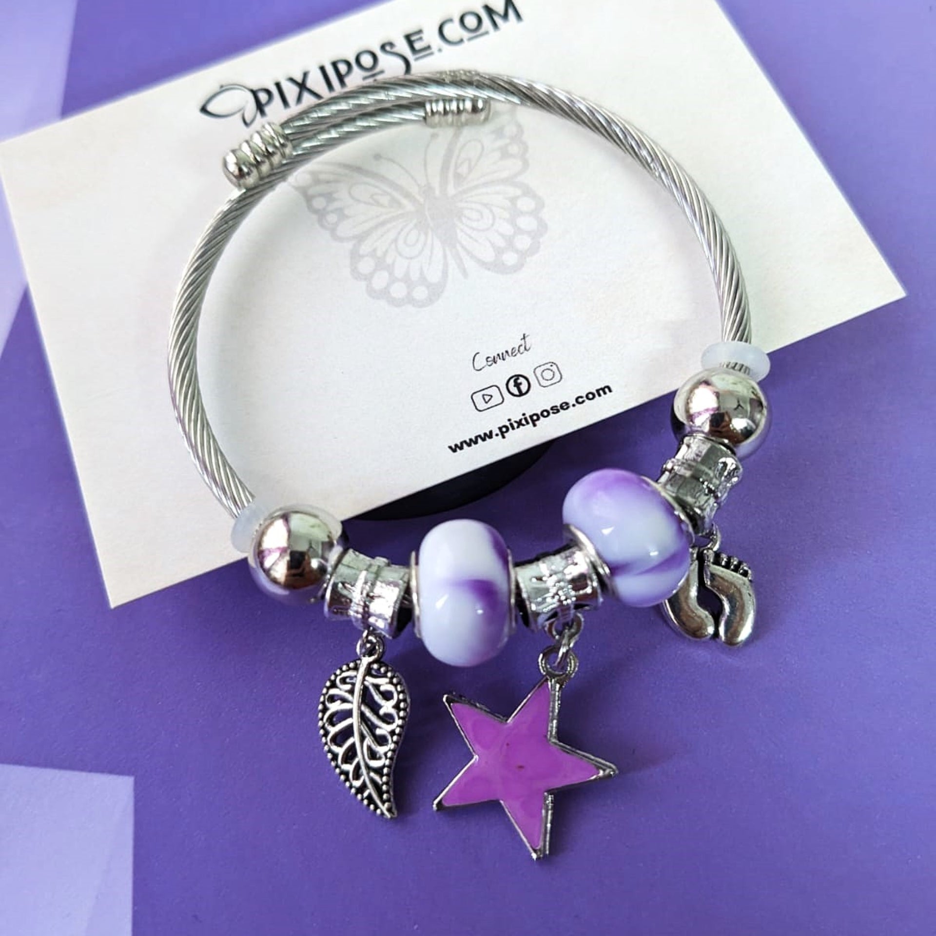 Purple Star Enchantment Bracelet