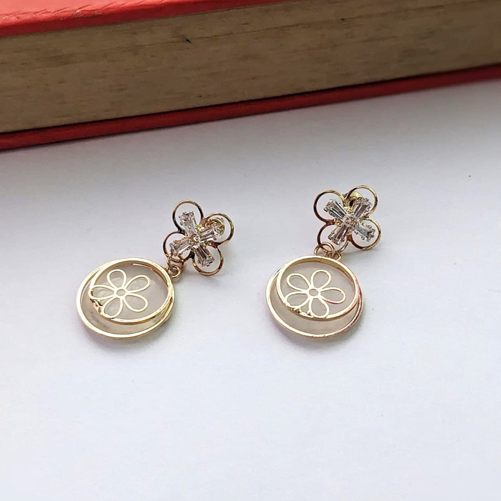 Monalisa Bloom Circle Earrings