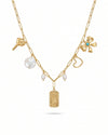 Gold Multi Charm Necklace