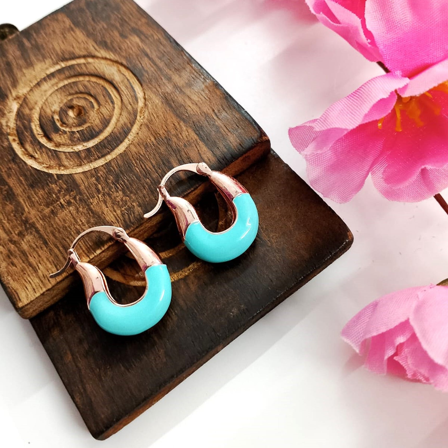 Azure Trend Beaded Earrings