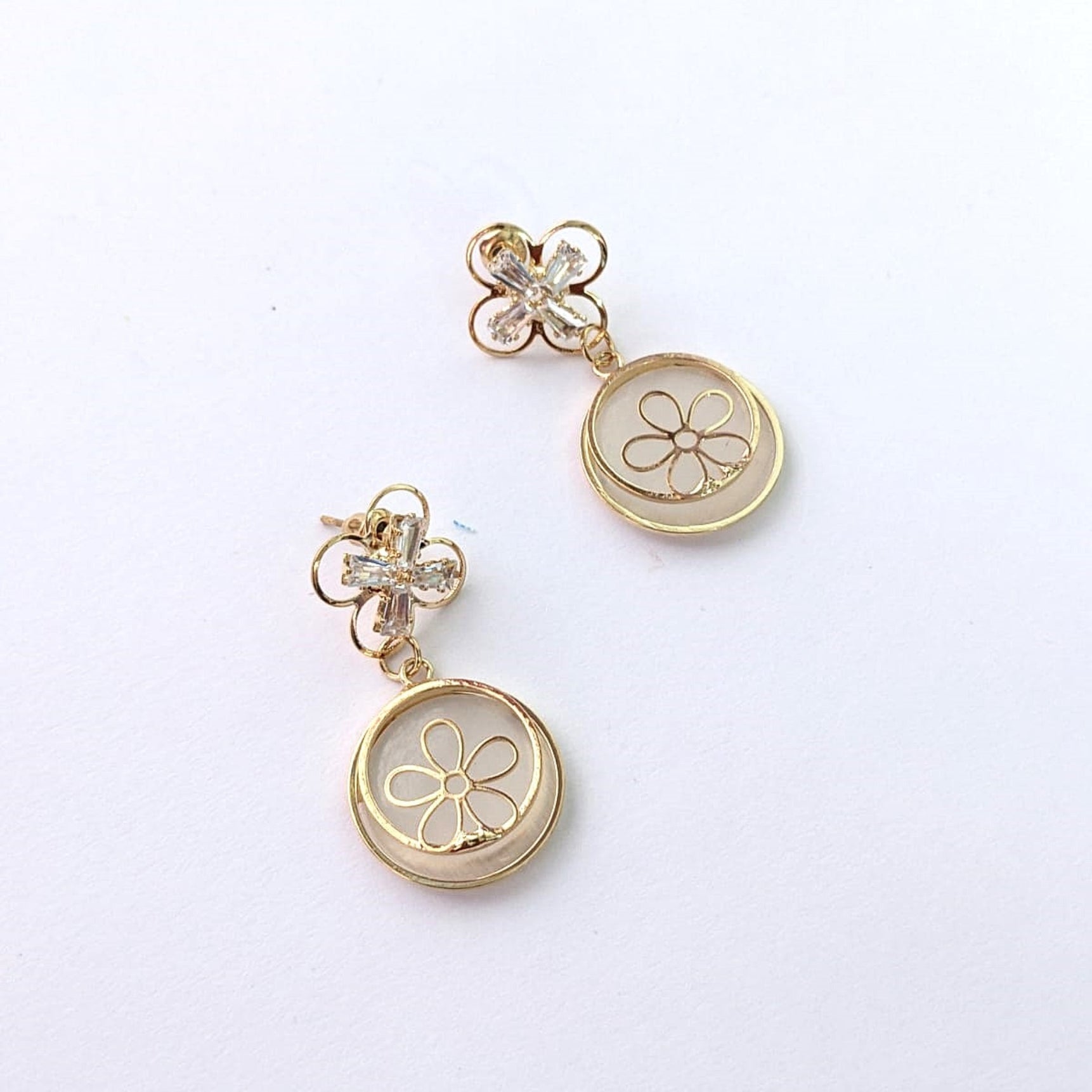 Monalisa Bloom Circle Earrings
