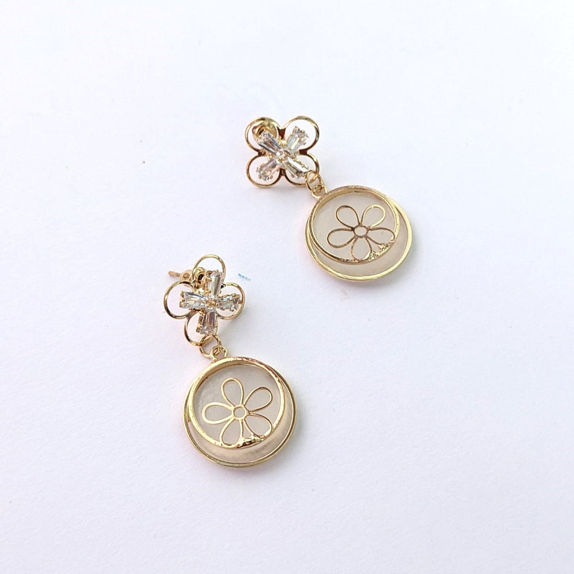 Monalisa Bloom Circle Earrings
